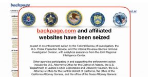 Department of Justice DOJ Backpage.com