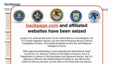 Department of Justice DOJ Backpage.com