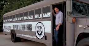 Michael Williams Deportation Bus sanctuary city tour