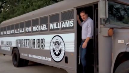 Michael Williams Deportation Bus sanctuary city tour